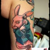hase rabbit alice voodoo tattoo